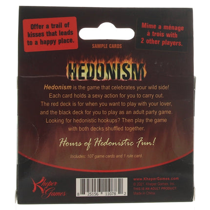 Hedonism Card Game