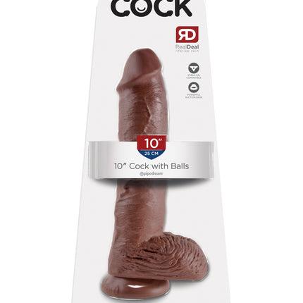 King Cock 10" with Balls