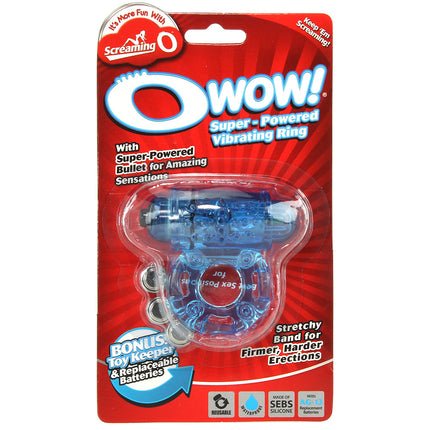 OWow Super Powered Vibrating Ring - Blue