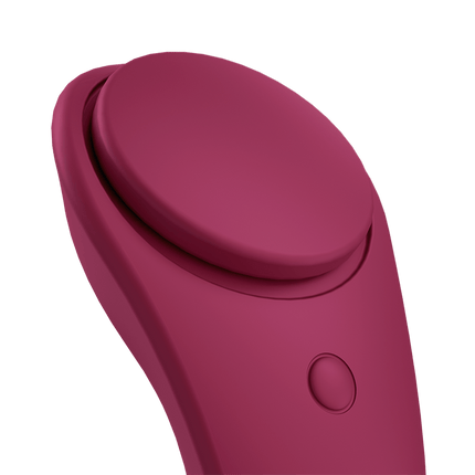 Satisfyer Sexy Secret Panty Vibe in Merlot