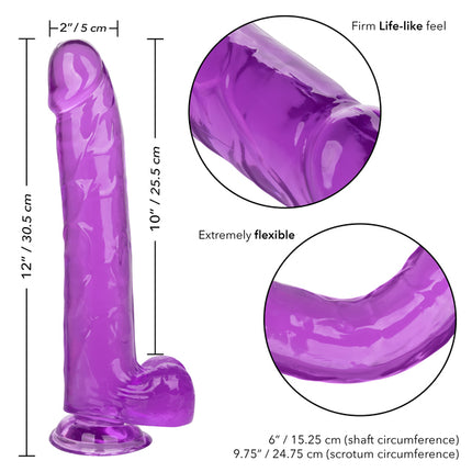 Size Queen 10 Inch Jelly Dildo