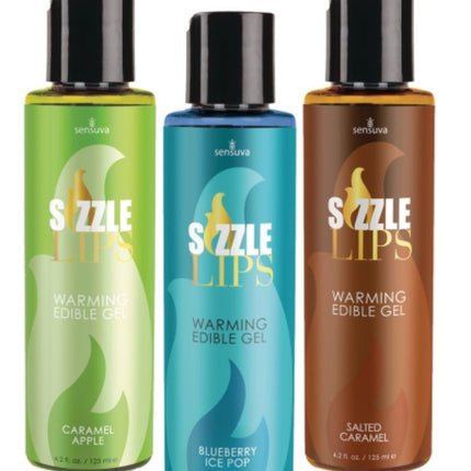 Sizzle Lips Edible Massage Gel 4.2oz