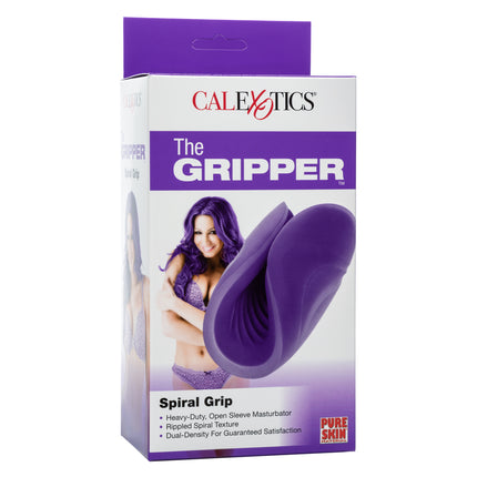 The Gripper Spiral Grip Open Sleeve Masturbator