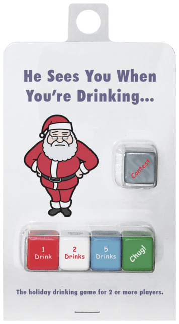 He Sees You When You're Drinking Dice Game